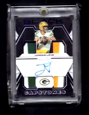 JORDAN LOVE AUTO & QUAD MEMORABILIA - 2023 PANINI BLACK - GREAT COLORS - 13/50