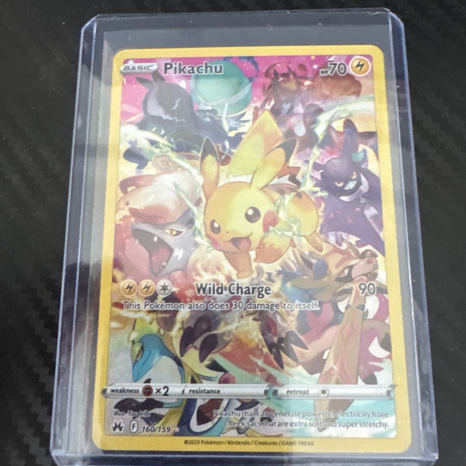 Pikachu (Secret) 160/159 Crown Zenith Holo