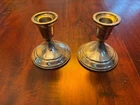 Set of Two (2) Towle Sterling Silver Weighted Candlestick Holders 8oz Each