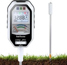 Soil Moisture Meter, 7-In-1 Soil PH Tester/Soil Moisture/Fertility with Removabl