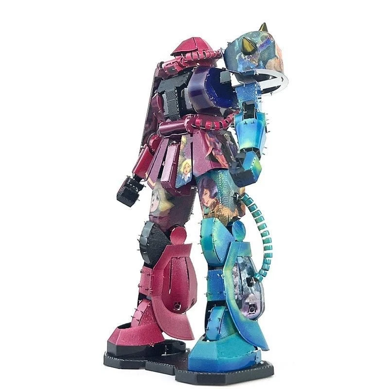 DIY Metal Puzzle of Mobile Suit Gundam Zaku - Assembly Model Boys Entertai Gift - Image 2 of 4