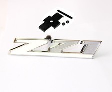 Yoaoo 1x White Grill Z71 Emblem Badge Compatible with Chrome white 