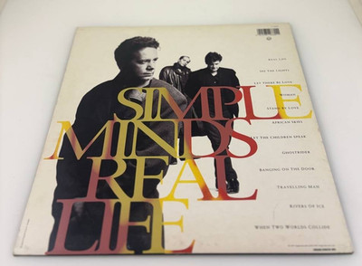 simple minds Real Life Vinyl LP Vinyl 33 Runden Disco Album 1991 Virgin Pop Rock