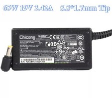 Original Chicony 19V 3.42A 65W 5.5 1.7mm Tip AC Adapter for Acer Aspire V5 471PG