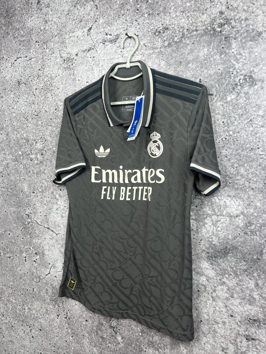 REAL MADRID JERSEY 2024-25 THIRD AUTHENTIC SOCCER SHIRT ADIDAS MEN