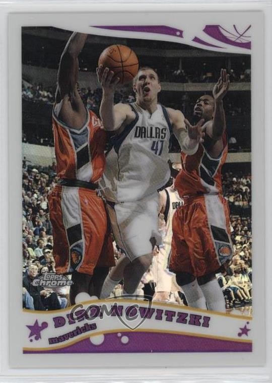 2005-06 Topps Chrome Refractor 425/999 Dirk Nowitzki #72 HOF g2u