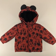 Disney Mickey Mouse Jacket Puffer Coat for Toddlers and Little Kids size 12M