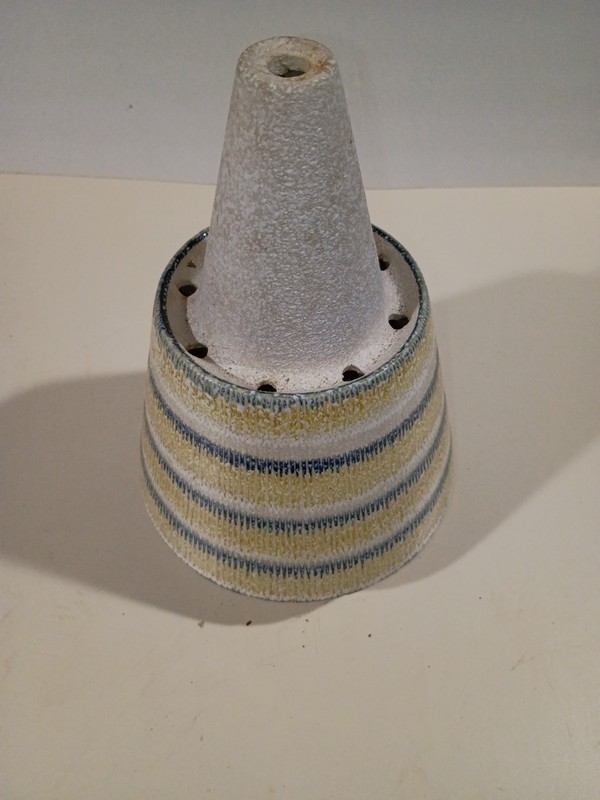 Hanging Lamp Vintage Mid-Century Modern Ceramic Lamp Ceramic Or Lamp Project NOS