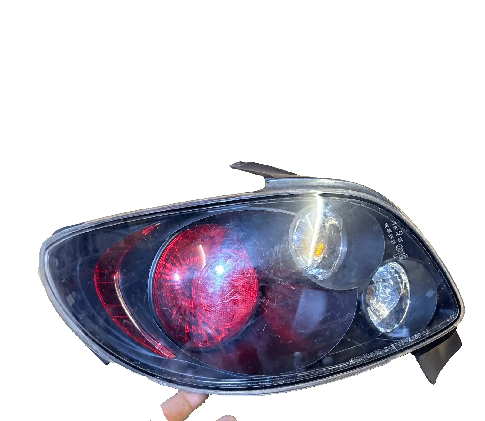Actual Peugeot 206 GTi 180 left rear smoked SONAR tail light for sale
