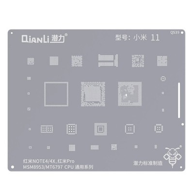 Qianli Bumblebee CPU Schablone für Xiaomi Redmi Note 4/4X/Pro