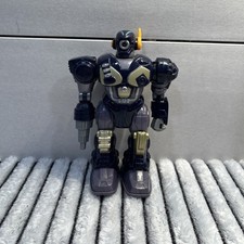 Hap-p Kid Robot-Walking-Works-Blue  Silver-7"-vintage Rare- Batteries Included