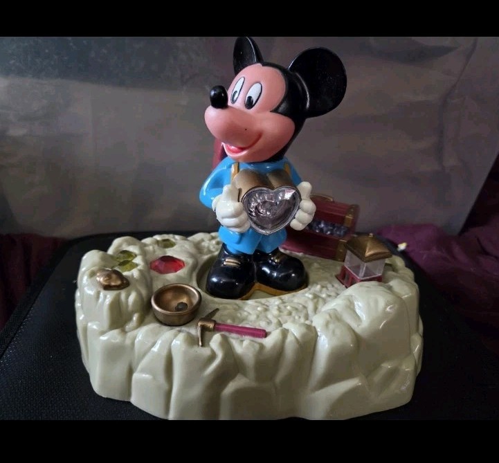 vintage Disney Prospector Mickey Mouse Night & Flash Light combo from the 1990s