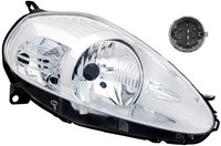 Scheinwerfer Rechts FüR Fiat Grande Punto 199 2008- Facelift Halogen Elektr. Lwr