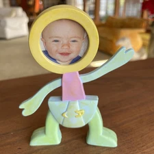 1999 CBS Designs Flexo Baby Toddler Bendable Photo Frame