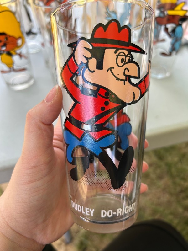 Vintage Pepsi, 1973 Rocky, Dudley Do-Right Collectors Glasses