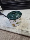 VTG-16 oz Rival Crockpot Stoneware Little Dipper Slow Cooker w/Green Plastic Lid