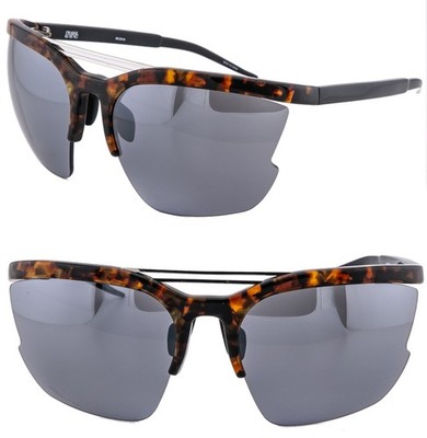 LINDA FARROW Prabal Gurung Visor Mask Black Brown Sport PG21 Sunglasses