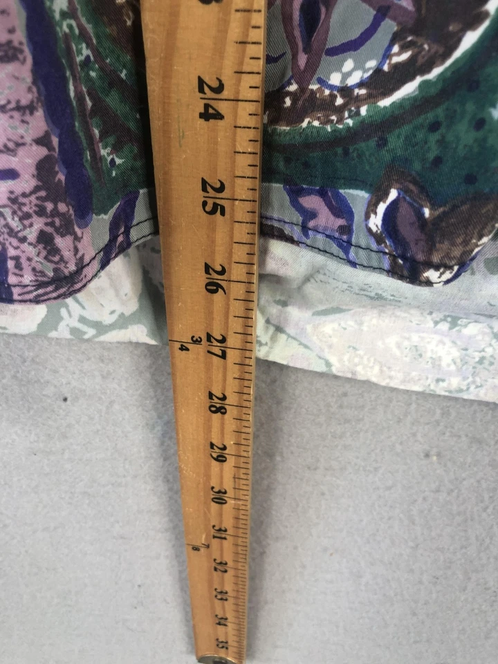 Vintage Gotcha Shirt Mens Large Multicolor Abstract Print Short Sleeve 90s Surf - Image 4 of 4