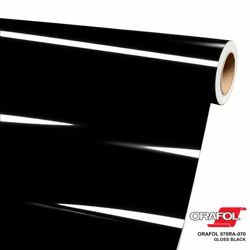 ORAFOL ORACAL® 970RA GLOSS BLACK PREMIUM WRAPPING CAST VINYL / NEXT DAY DELIVERY