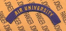 USAAF Army Air Force AIR UNIVERSITY tab arc patch 