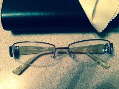 Authentic XOXO Leopard RoseGold Eyeglasses and Case | eBay display picture 3