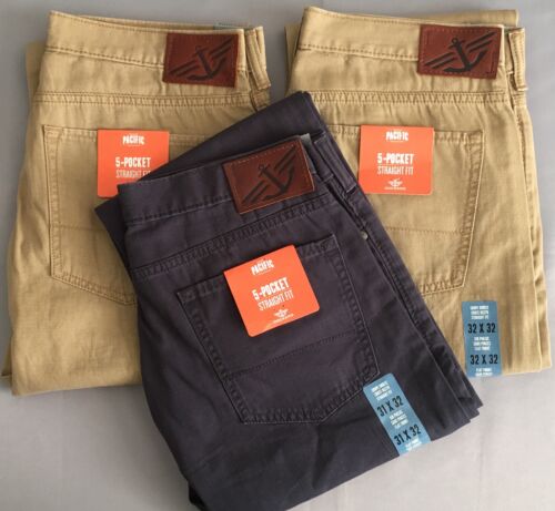 VÉRITABLE DOCKERS 5 POCHES DROIT AJUSTÉ AVANT PLAT (D2) JEANS/PANTALON/CHINOS - Photo 1/17