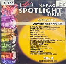 SC8877 COUNTRY HITS NEW IN PLASTIC SOUND CHOICE KARAOKE CDG LOT WA