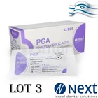 LOTx3 Dental and Veterinary PGA Absorbable Professional Stitch with needles 4/0