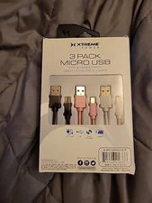 Micro USB Phone Charger  Xtreme Power 3 Pack