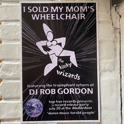 The Kinky Wizards Poster HIGH FIDELITY Movie John Cusack DJ Rob Gordon