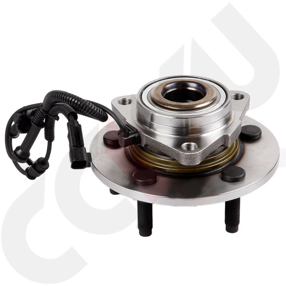 2 Front Wheel Bearing & Hub For 2006 2007 2008 2009 Dodge Ram 1500 W/ABS 5-Lugs Foto 3 de 4