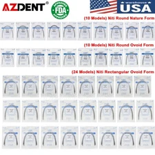 AZDENT Dental Orthodontic Niti Arch Wires Round/ Rectangular Ovoid/Nature Form