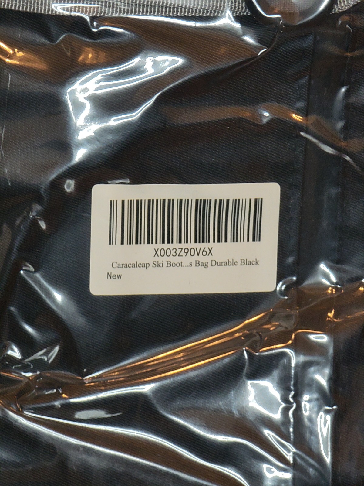 Caracaleap Ski Boot Bag Durable Black Backpack Travel Storage New with Tags