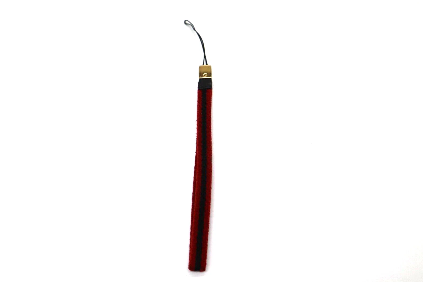 Porte clés GUCCI Sherry Line breloque téléphone sangle rouge authentique