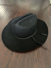 PFI Western Black Felt Hat, Large