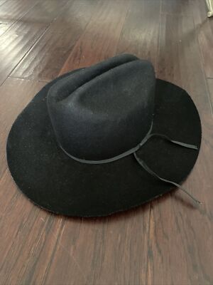 PFI Western Black Felt Hat, Large | eBay