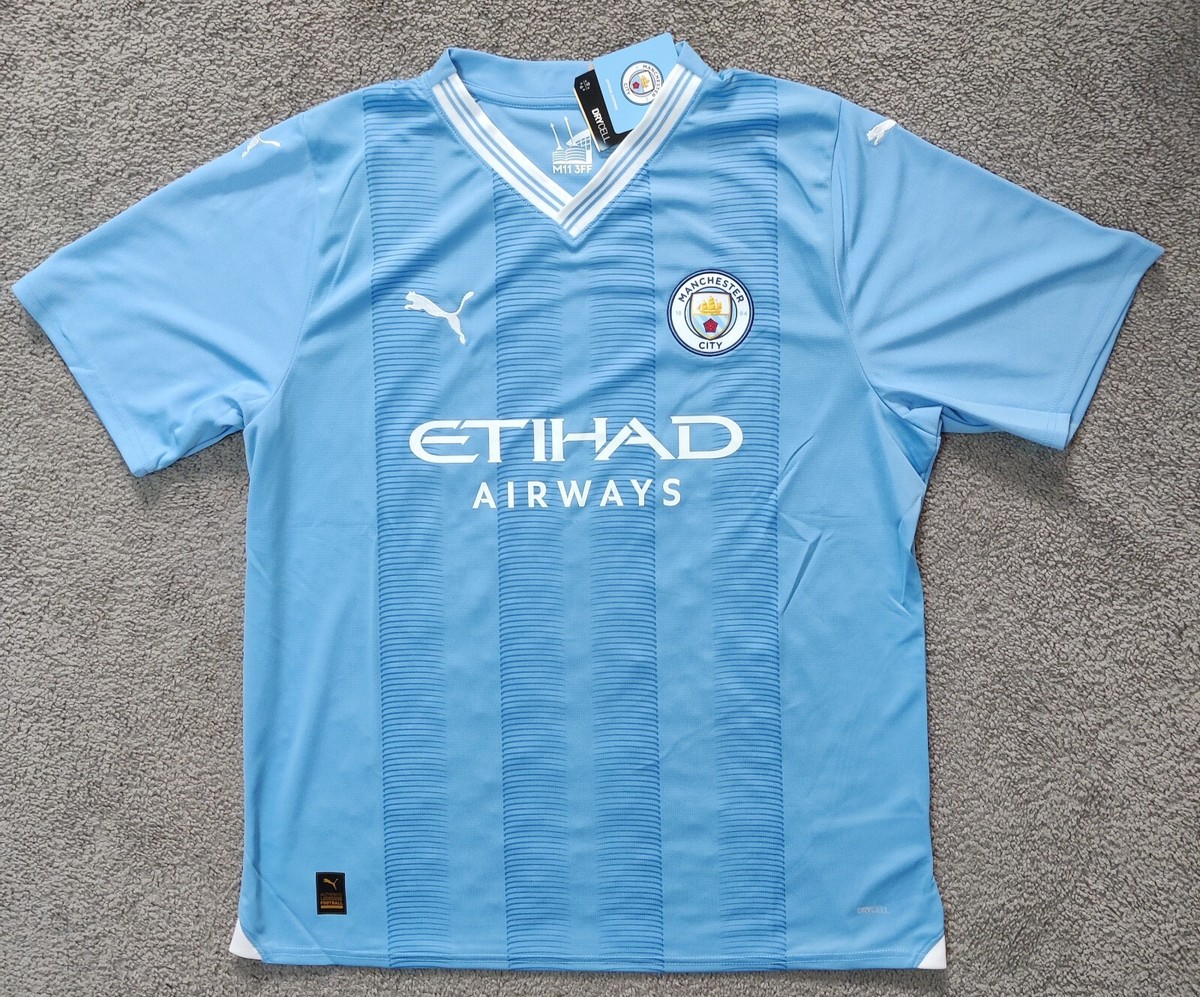 2023/24 Manchester City Authentic Home Soccer Jersey