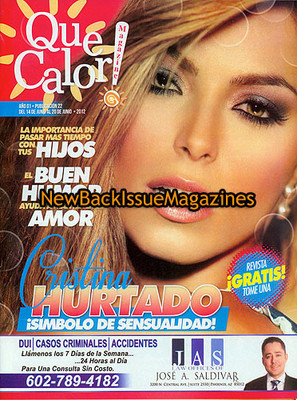 Spanish Que Calor 6/12,Cristina Hurtado,June 2012,NEW