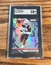 2018 Panini Prizm Chase Edmonds Camo Prizm #276 SGC 10 Gem Mint Rookie /25 RC