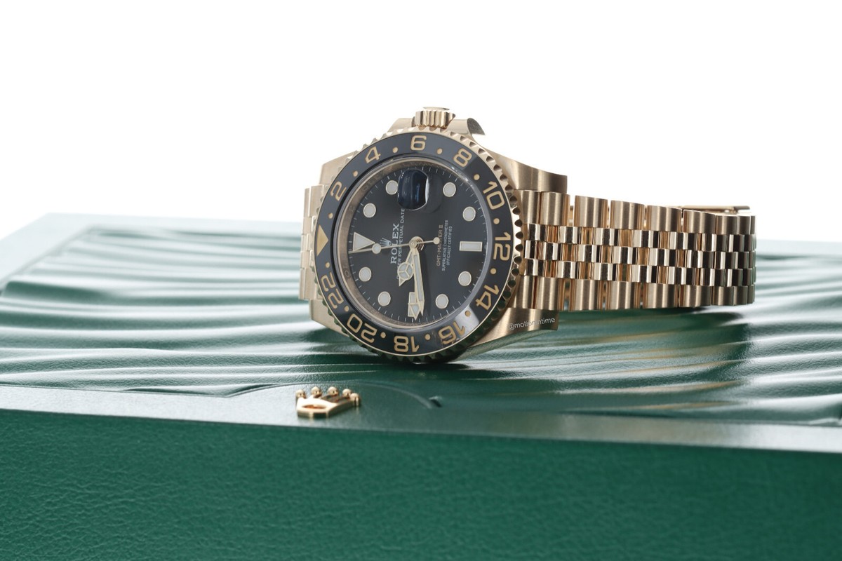 Rolex GMT-Master II 18kt Yellow Gold Jubilee Dual Timezone