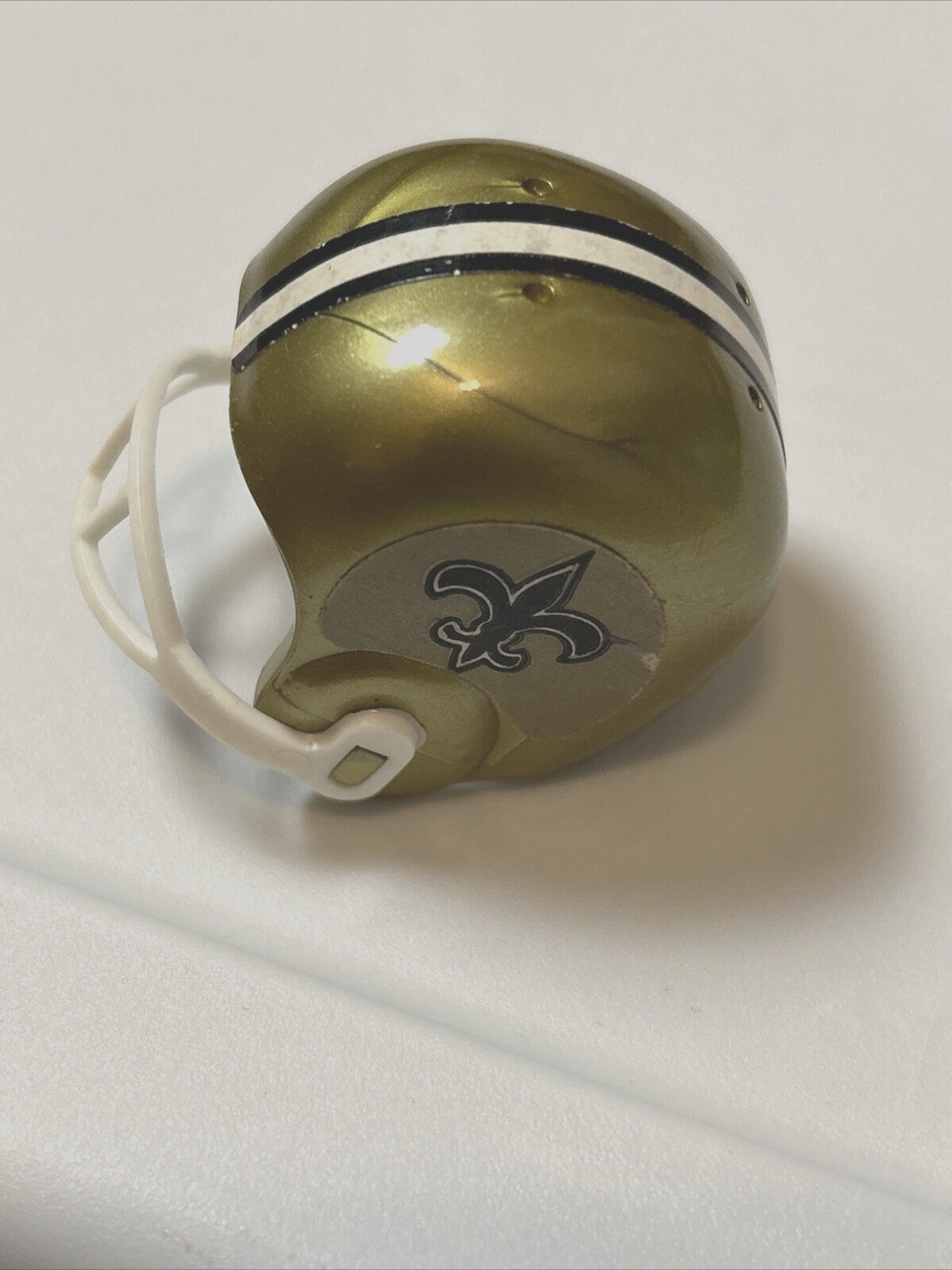 Vintage New Orleans Saints Mini football Helmet Gumball plastic NFL O.P ...