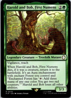 Magic the Gathering Harold and Bob, First Numens Fallout Commander MTG Free Ship