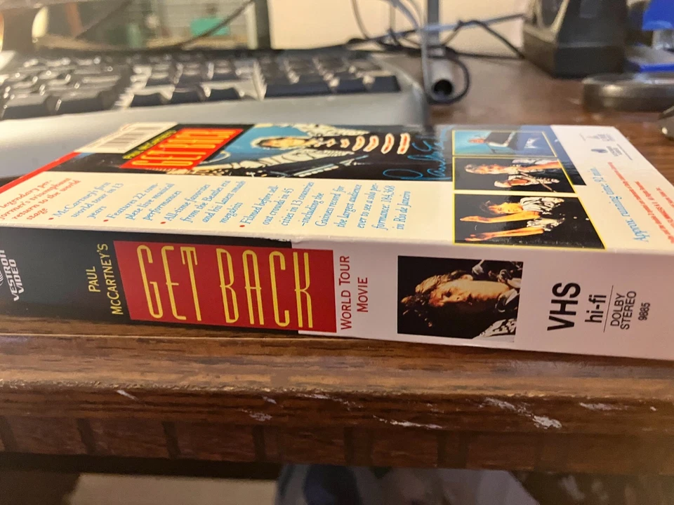 Paul McCartney Get Back-World Tour Movie (VHS, 1990) - Image 3 of 4