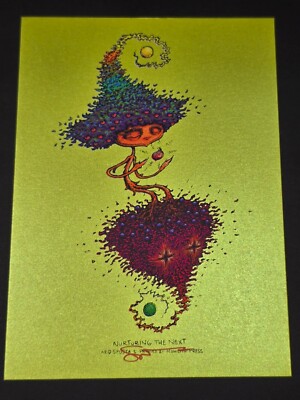 Marq Spusta Nurturing The Next - Signed Edition Green Neon Art Print Vinyl