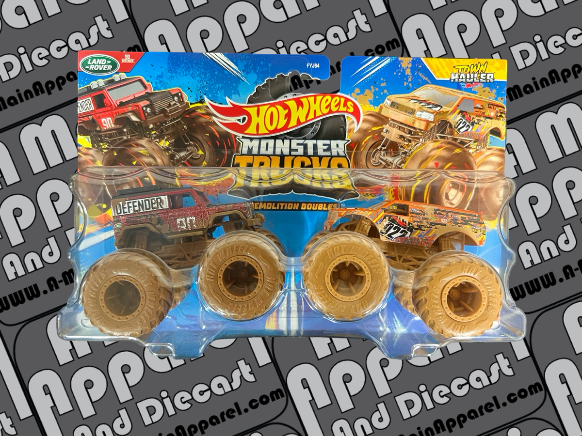 Land Rover Defender & Town Hauler Monster Truck 2 Pack | eBay