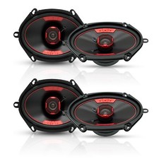 2 Pairs MB Quart XK2-168 6x8" 200W Coaxial 2-Way Speaker System for Car Audio