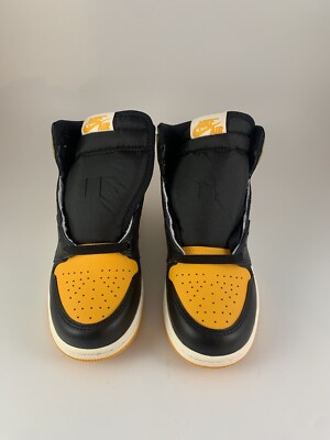 Nike Air Jordan 1 Retro High OG GS Yellow Toe (Taxi) size 4.5Y/6 W
