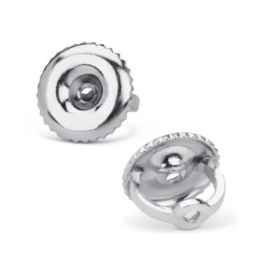 Earring Back Replacement 925 Sterling Silver Secure Screw On Earring Stud 1 Pair