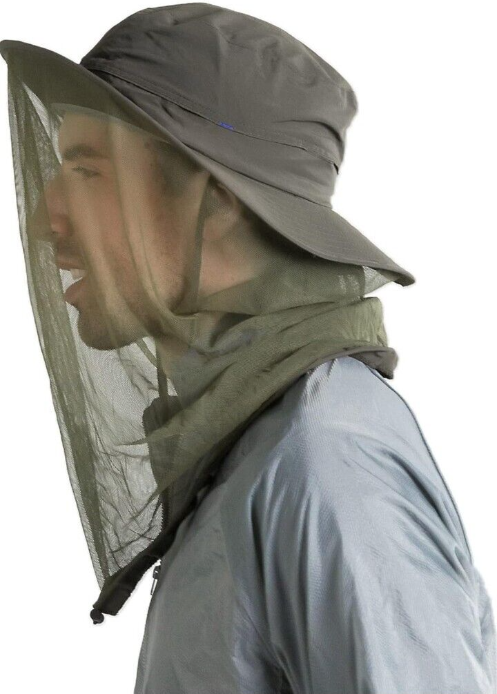 BESTZY Removable Mosquito Head Net Hat, Wide Brim Sun Protection Hats - View #9