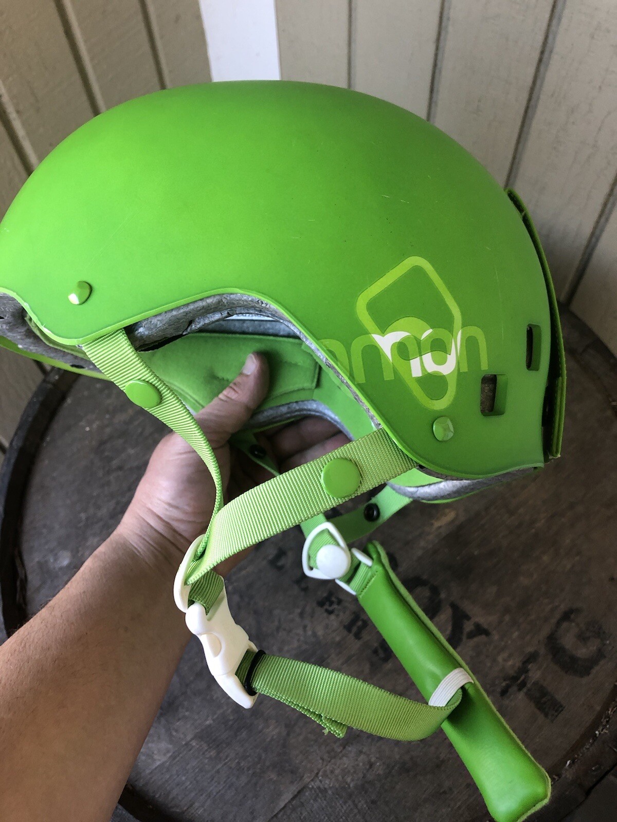 SALOMON BRIGADE Casco Snowboard Verde Opaco L 58 59cm Beanie Convertibile